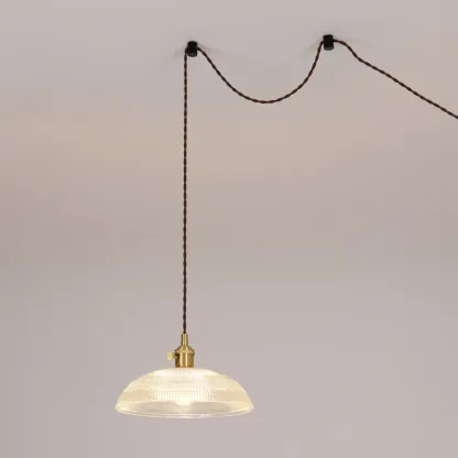 Hailie Moderne Métal Verre Opaque Suspensions Chambre à Coucher Salon