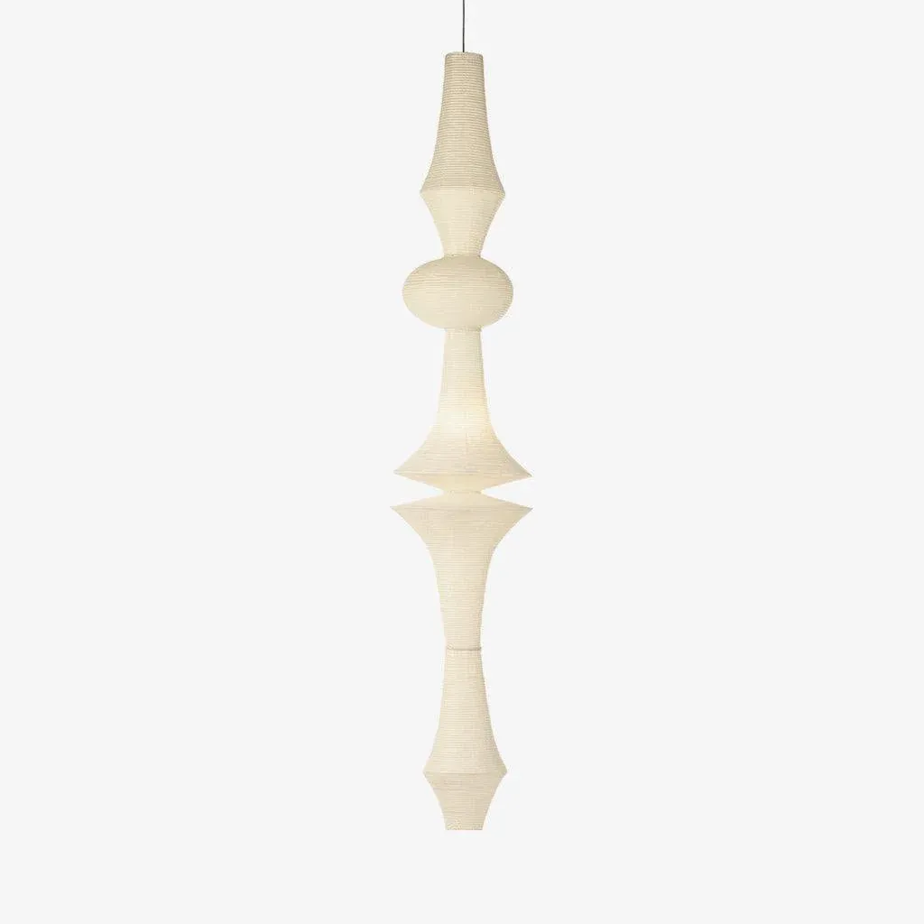 Renée Geometric Style Metal Paper Pendant Light Bedroom Living Room