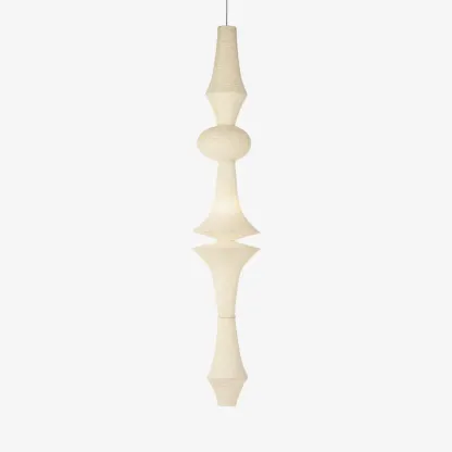 Renée Geometric Style Metal Paper Pendant Light Bedroom Living Room