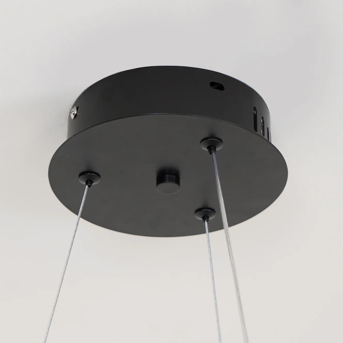 Muto Modern Round Metal Wood Chandelier Dining Living Room Bedroom
