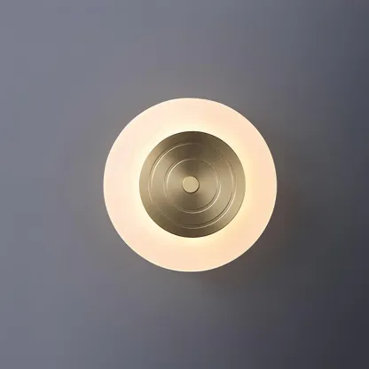Orr Minimalism Round Moon Wall Lamp Dining Room Bedroom