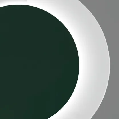 Edge Minimalism Rounded Acrylic Metal Wall Lamp Dining Room Bedroom