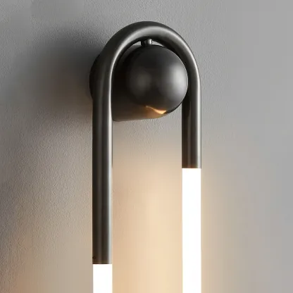 Meza Modern LED Metal Acrylic Wall Light Bedroom Living Room Hallway