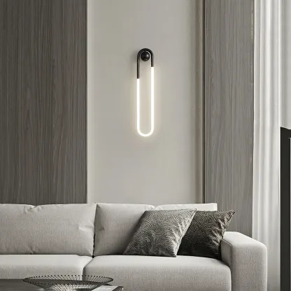 Meza Modern LED Metal Acrylic Wall Light Bedroom Living Room Hallway