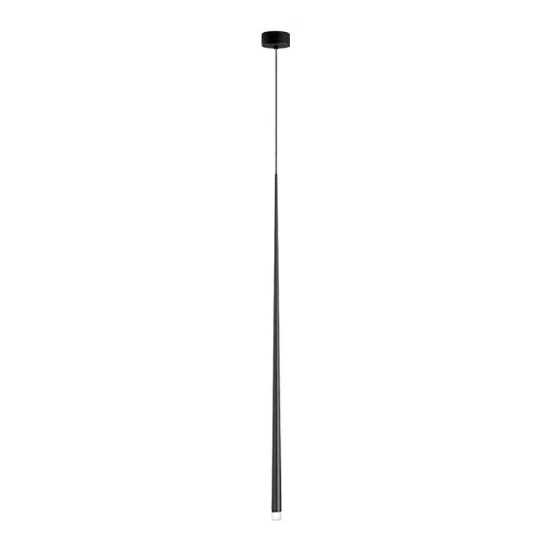 Edge Modern Slender Cone Metal Chandelier Hallway Living Room
