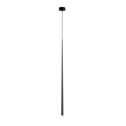 Edge Modern Slender Cone Metal Chandelier Hallway Living Room