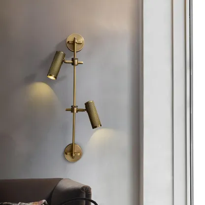 Edge Modern Industrial Metal Wall Light Bedroom Living Room