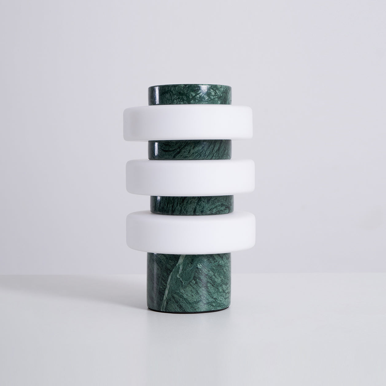 Dune Travertine White Beige Table Lamp