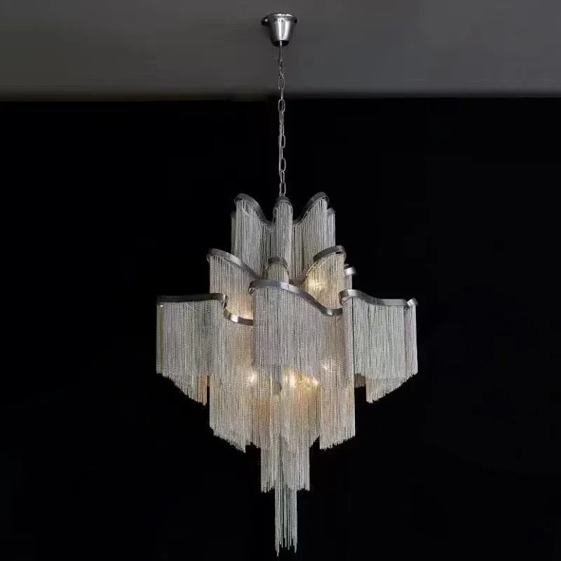 Marilyn Vintage Metal Gold Silver Pendant Light Bedroom Living Room