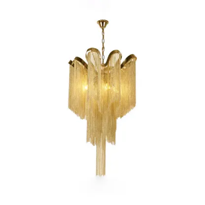 Marilyn Vintage Metal Gold Silver Pendant Light Bedroom Living Room