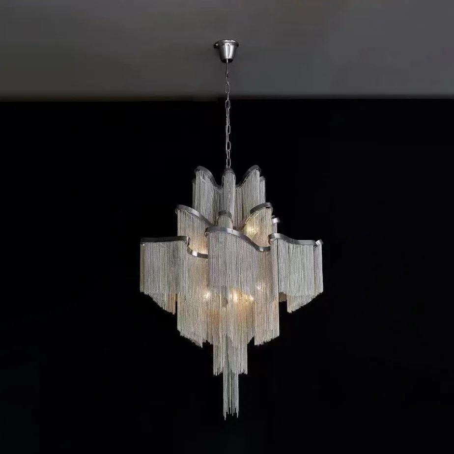 Marilyn Vintage Metal Gold Silver Pendant Light Bedroom Living Room