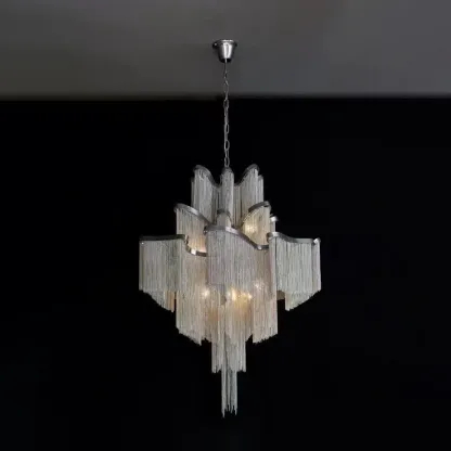 Marilyn Vintage Metal Gold Silver Pendant Light Bedroom Living Room