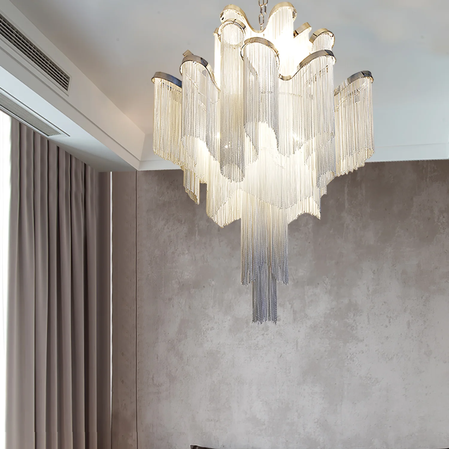 Marilyn Vintage Metal Gold Silver Pendant Light Bedroom Living Room