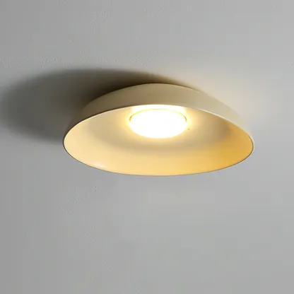 Muto Modern Round Wood Ceiling Light Bedroom Hallway Living Room