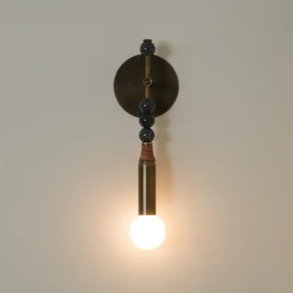 Alessio Vintage Unusual Marble Wall Light Fixture Bedroom Hallway
