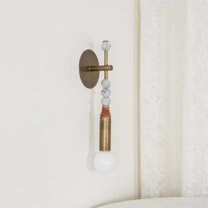 Alessio Vintage Unusual Marble Wall Light Fixture Bedroom Hallway