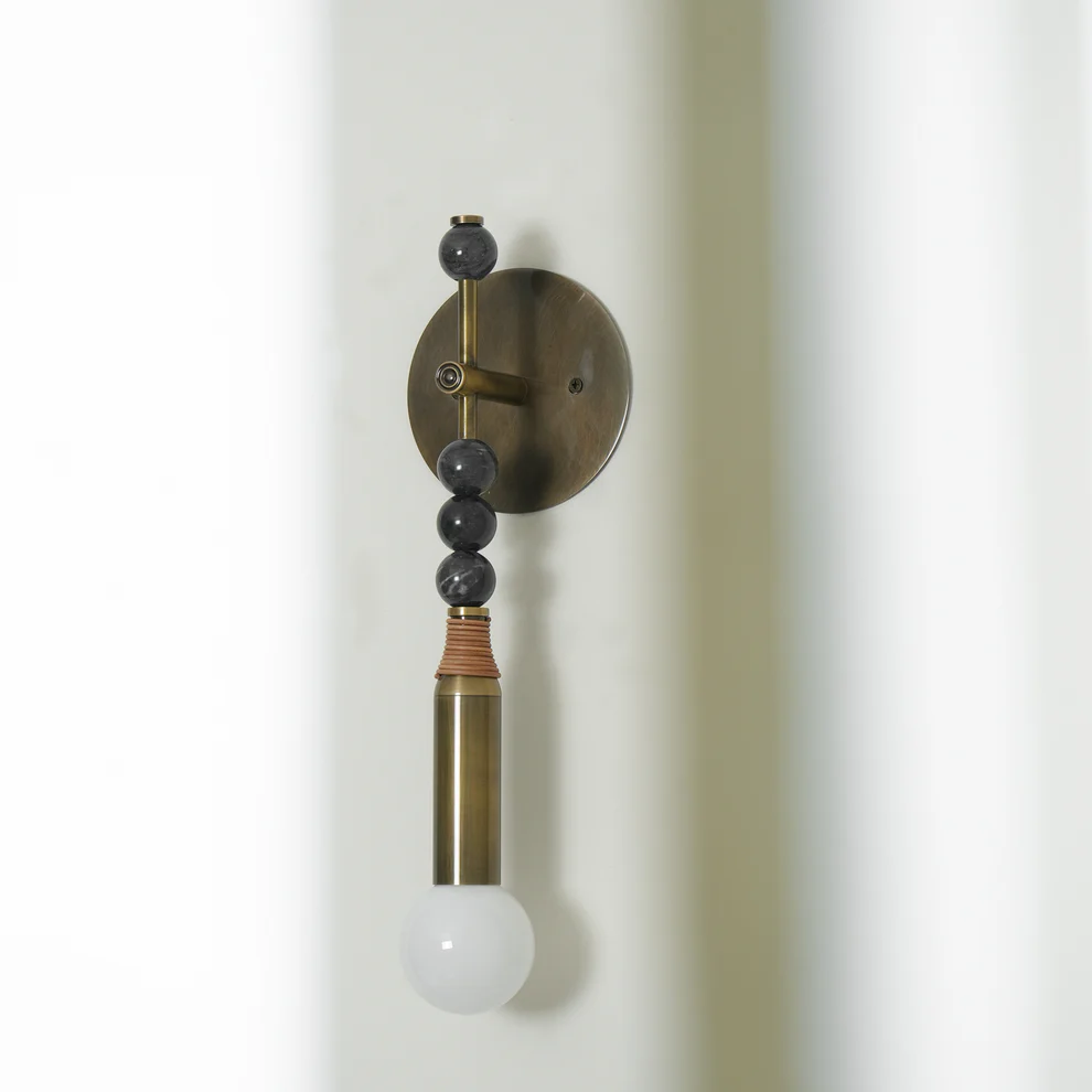 Alessio Vintage Unusual Marble Wall Light Fixture Bedroom Hallway