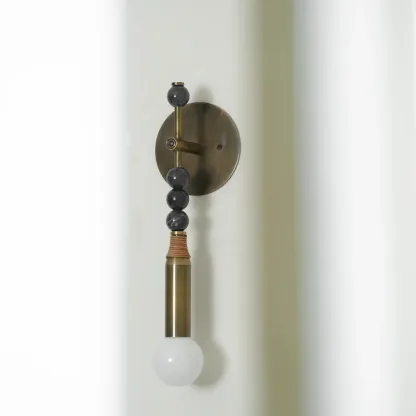 Alessio Vintage Unusual Marble Wall Light Fixture Bedroom Hallway