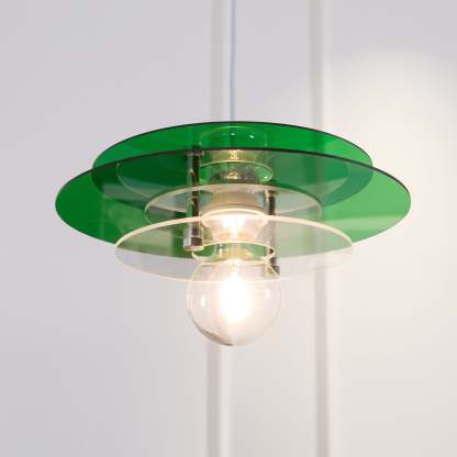 Retro Triple Disc Acrylic Pendant Lamp