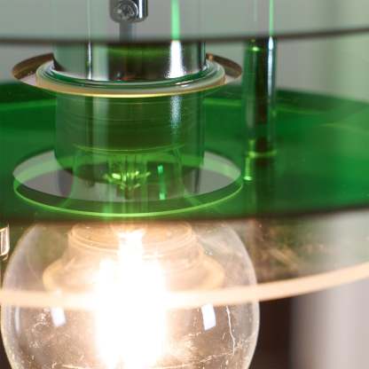 Retro Triple Disc Acrylic Pendant Lamp