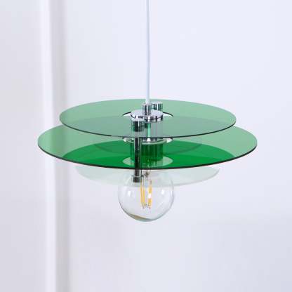 Retro Triple Disc Acrylic Pendant Lamp