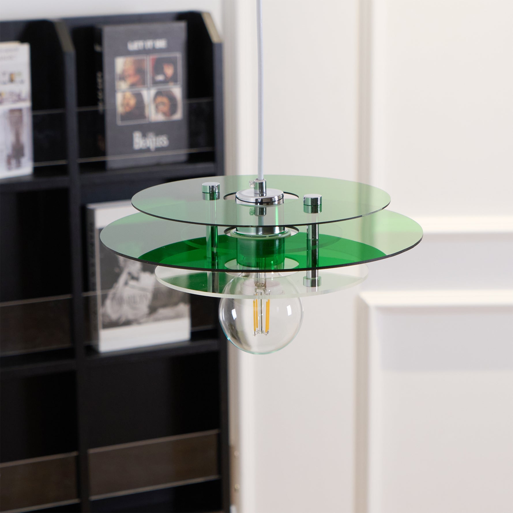 Retro Triple Disc Acrylic Pendant Lamp