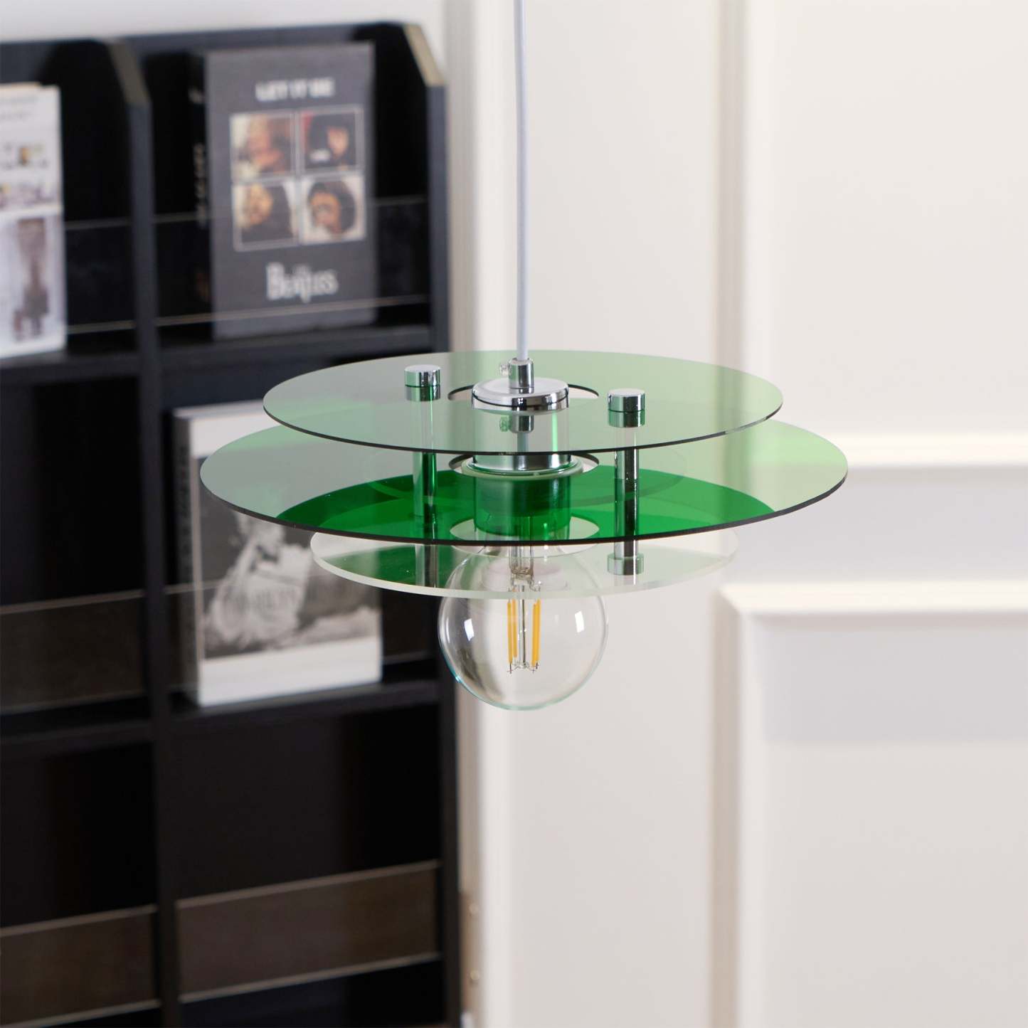 Retro Triple Disc Acrylic Pendant Lamp