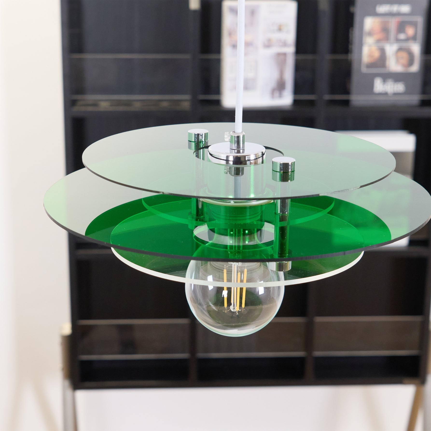 Retro Triple Disc Acrylic Pendant Lamp