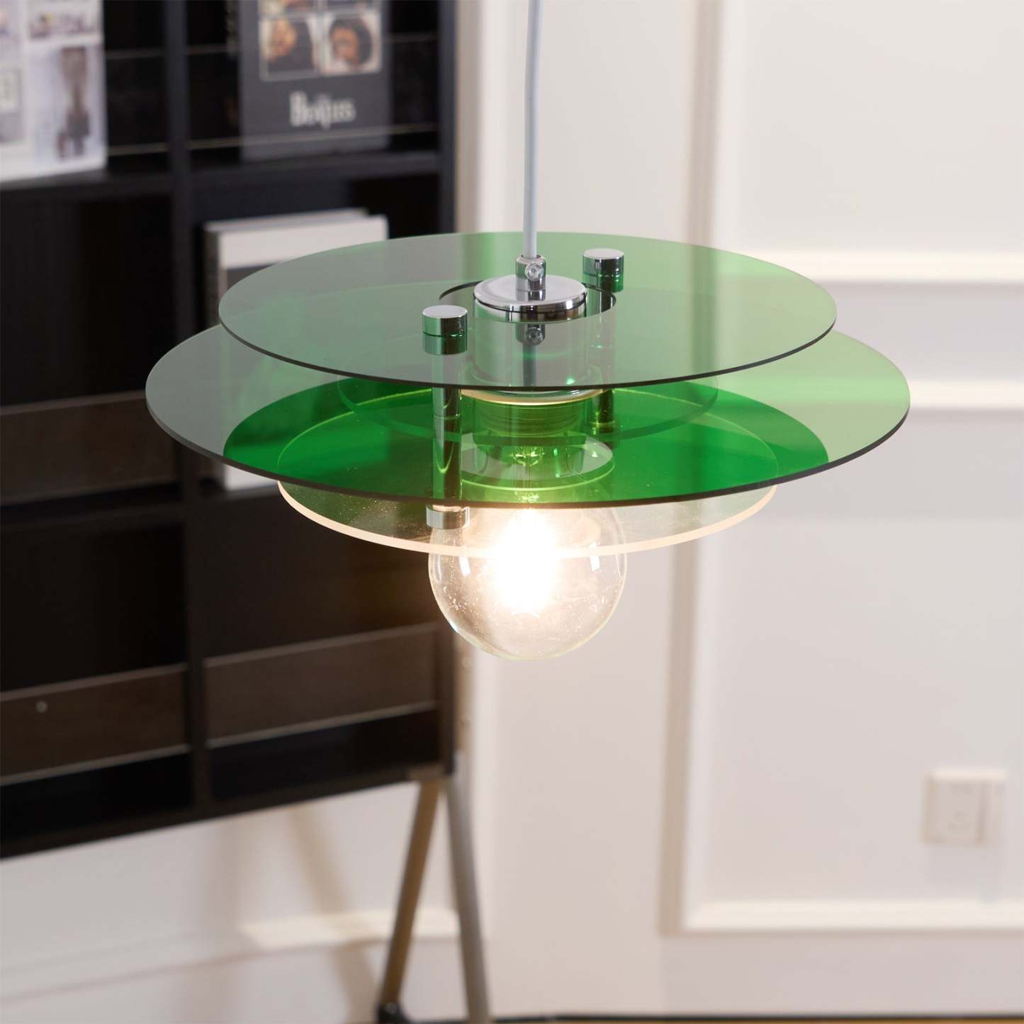 Retro Triple Disc Acrylic Pendant Lamp