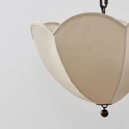 Renée Modern Flower Fabric Pendant Light Shades Bedroom Dining Room