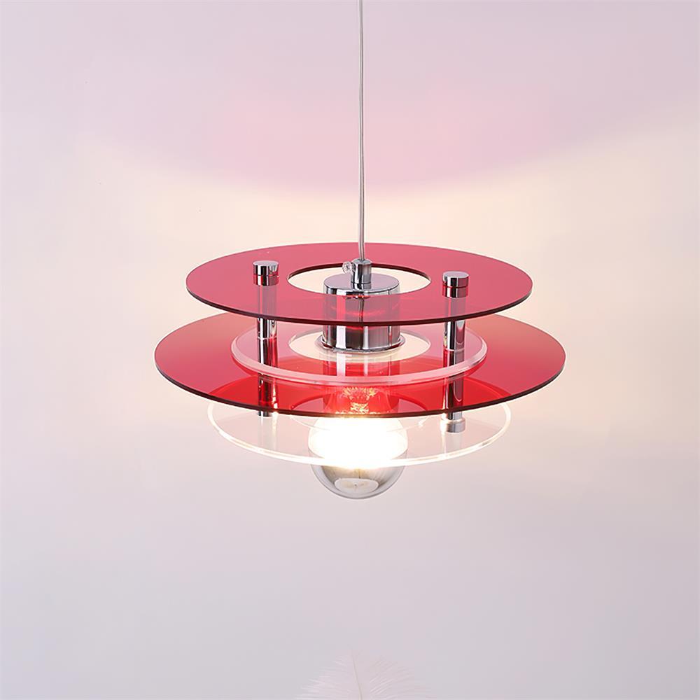 Retro Triple Disc Acrylic Pendant Lamp