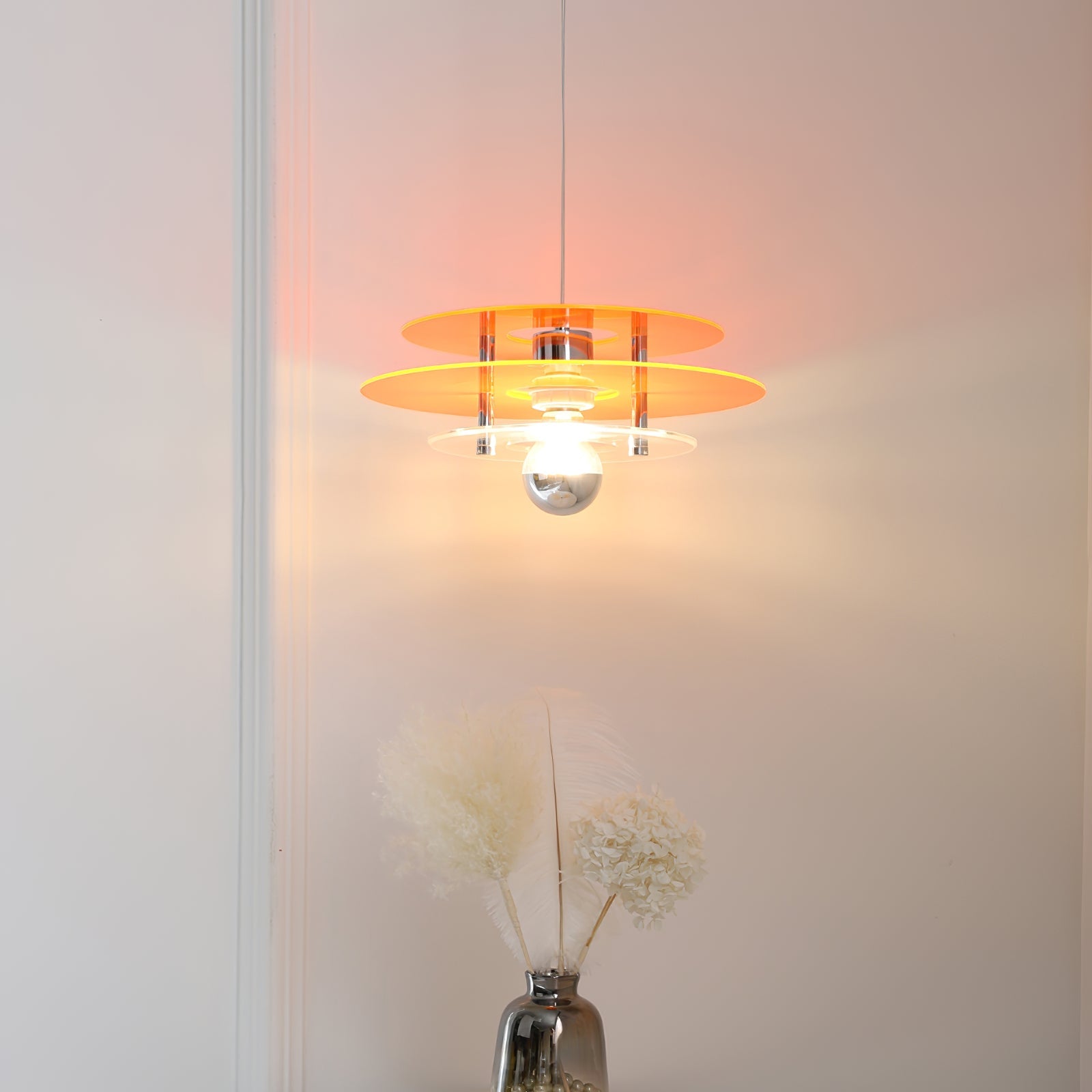 Retro Triple Disc Acrylic Pendant Lamp