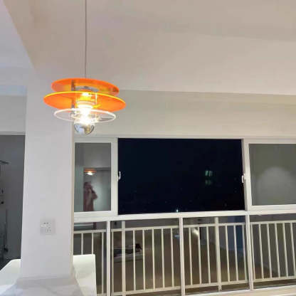 Retro Triple Disc Acrylic Pendant Lamp
