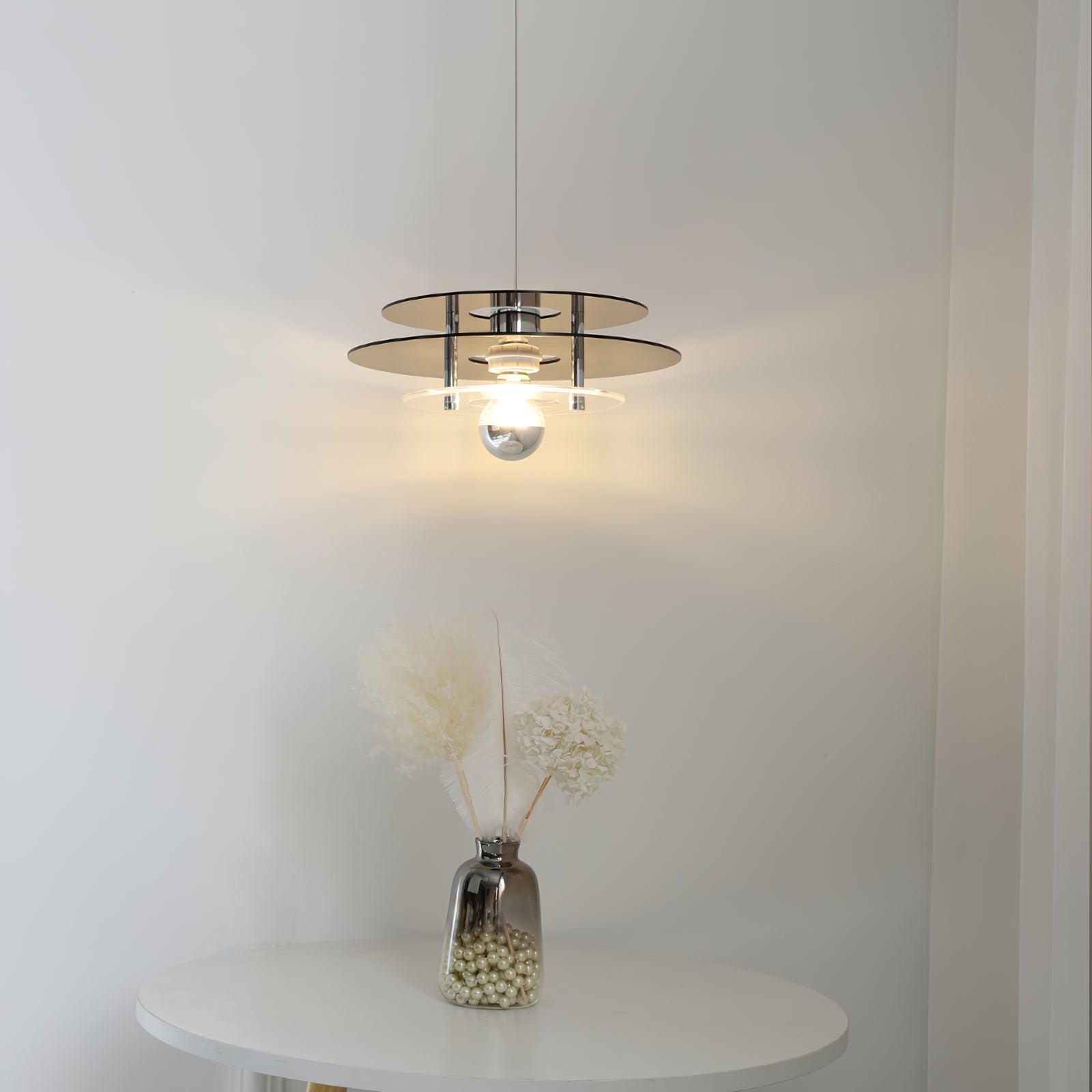 Retro Triple Disc Acrylic Pendant Lamp