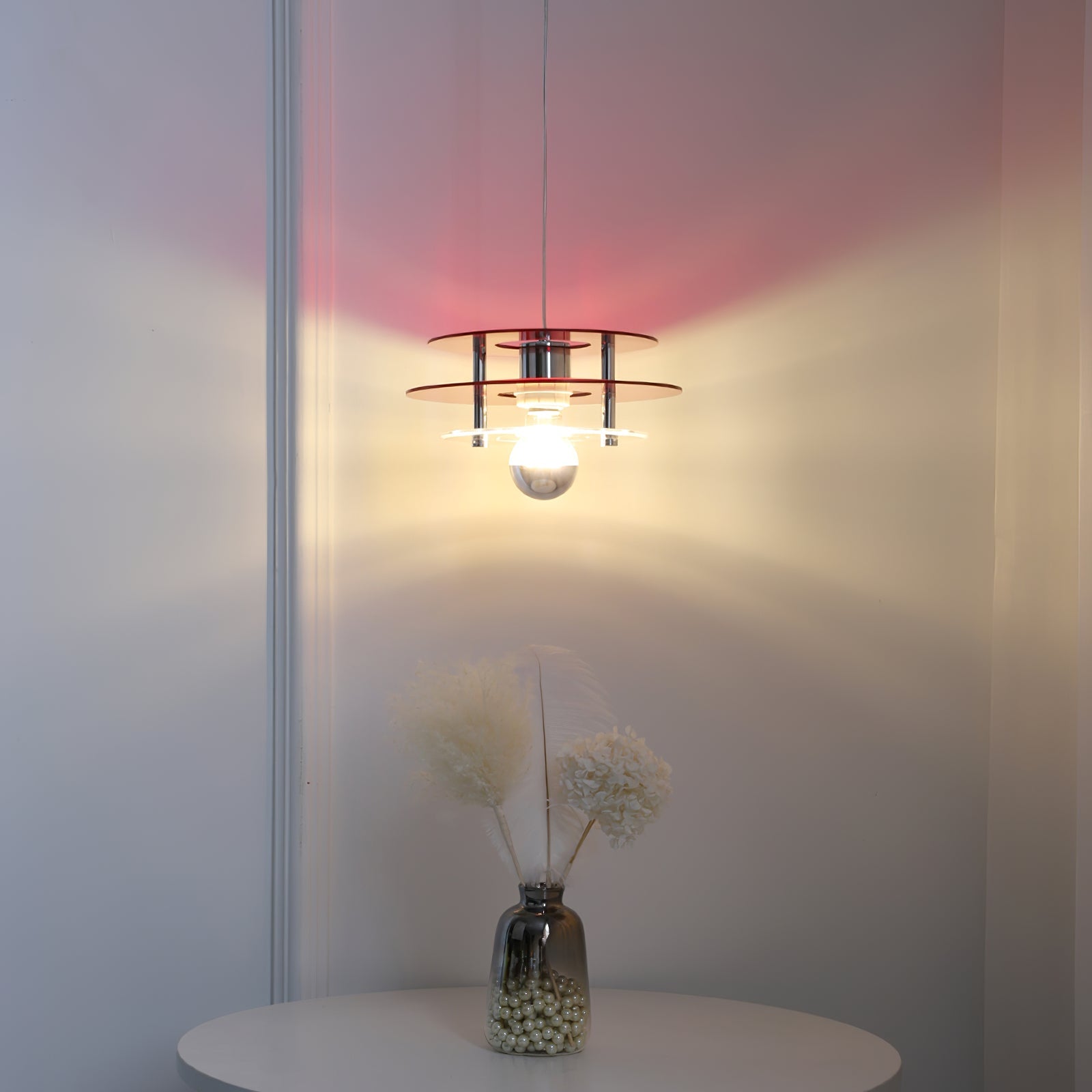 Retro Triple Disc Acrylic Pendant Lamp