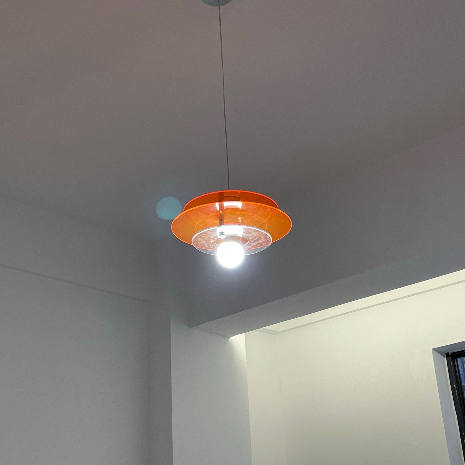 Retro Triple Disc Acrylic Pendant Lamp