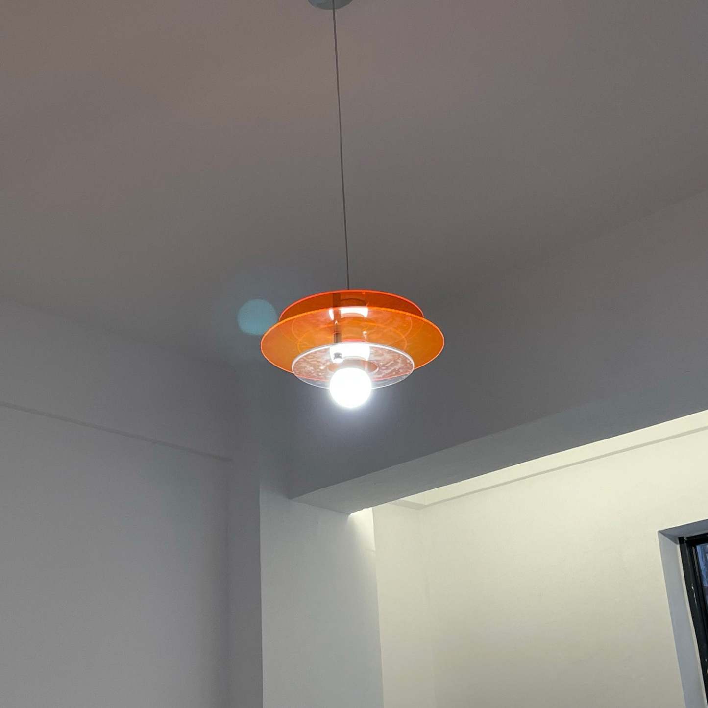 Retro Triple Disc Acrylic Pendant Lamp