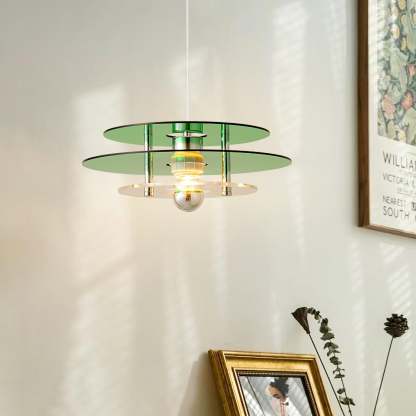 Retro Triple Disc Acrylic Pendant Lamp