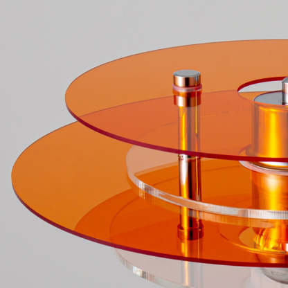 Retro Triple Disc Acrylic Pendant Lamp