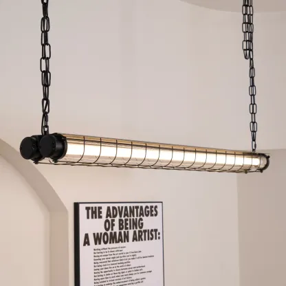 Alessio Minimalism Acrylic Metal Pendant Light Dining Room Bedroom