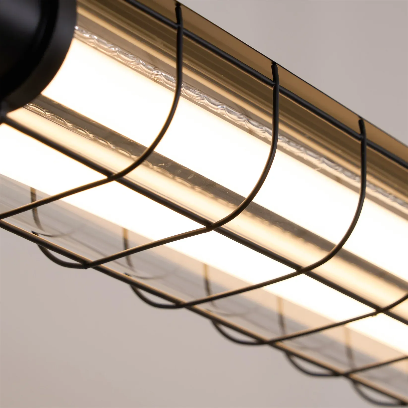 Alessio Minimalism Acrylic Metal Pendant Light Dining Room Bedroom