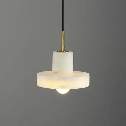 Ozawa Modern Round Rasin Pendant Light Bedroom Dining Room