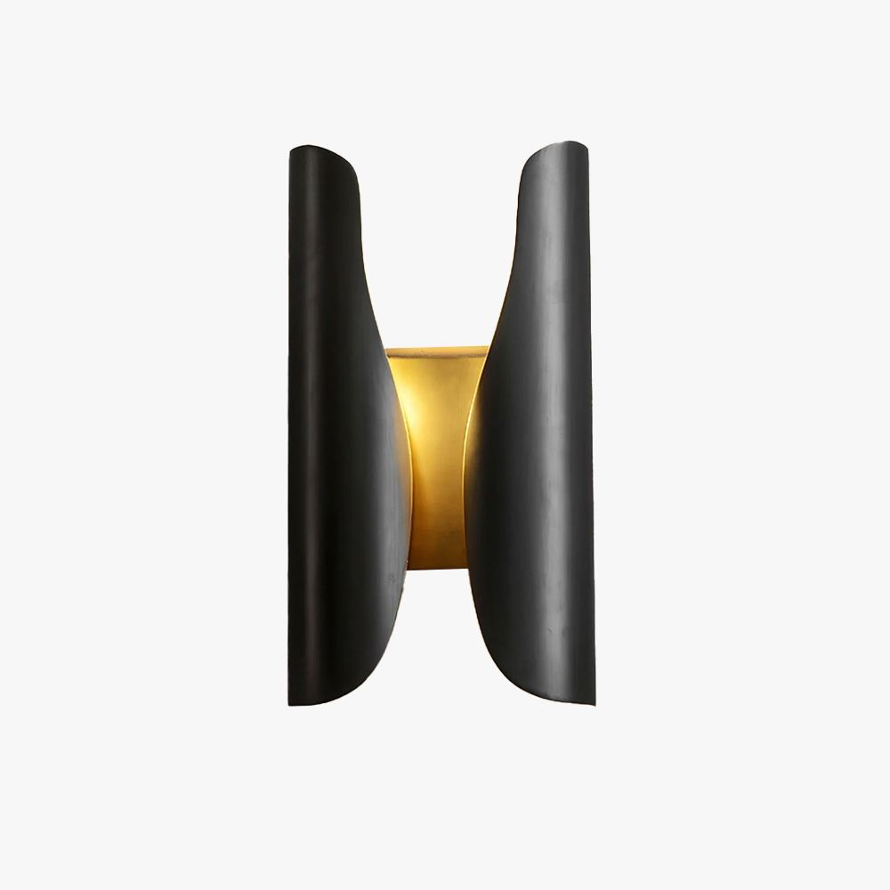 Orr Industrial Brass Metal Wall Lamp Dining Room Bedroom Living Room