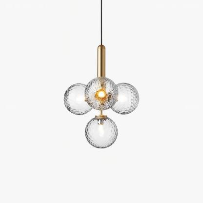 Hailie Minimalisme Métal Verre Suspensions Chambre à Coucher Salon