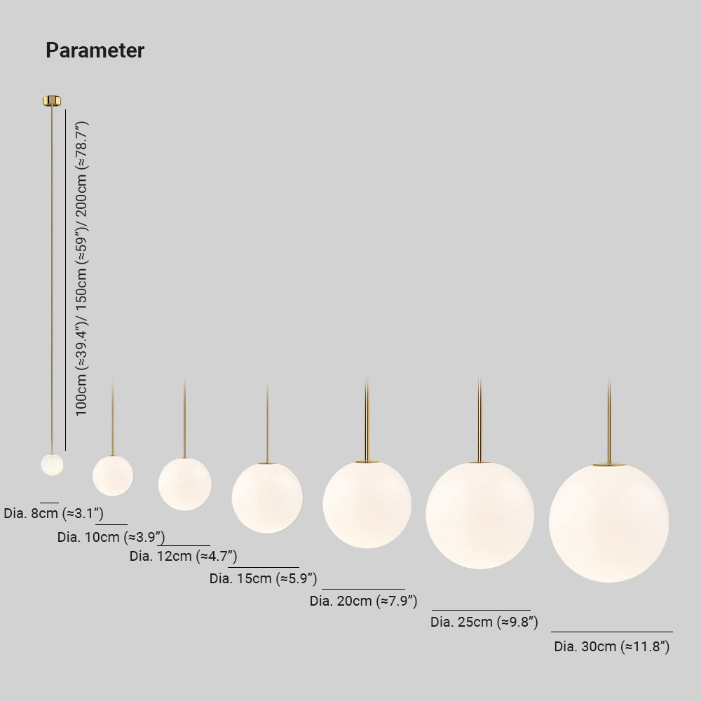 Hailie Moderne Minimalisme Verre Suspensions Salle à Manger Chambre à Coucher