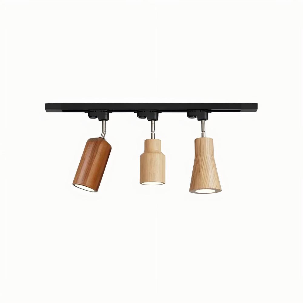 Ozawa Moderne Bois Piste Plafonnier Chambre à Coucher Salon Couloir