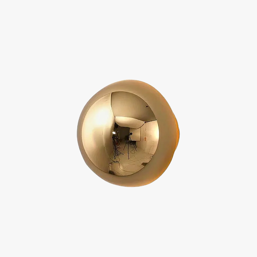 Orr Modern Unusual Sphere Metal Wall Light Bedroom Hallway Living Room
