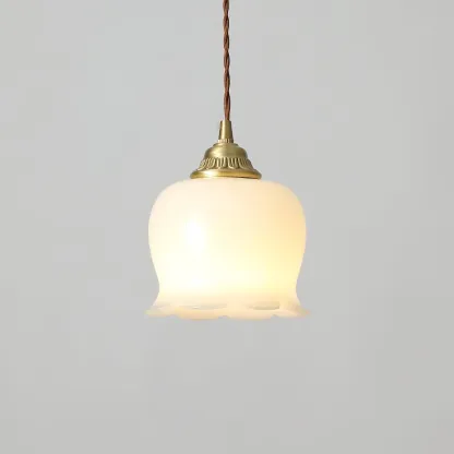 Carins Vintage Flower Resin Pendant Light Bedroom Living Dining Room