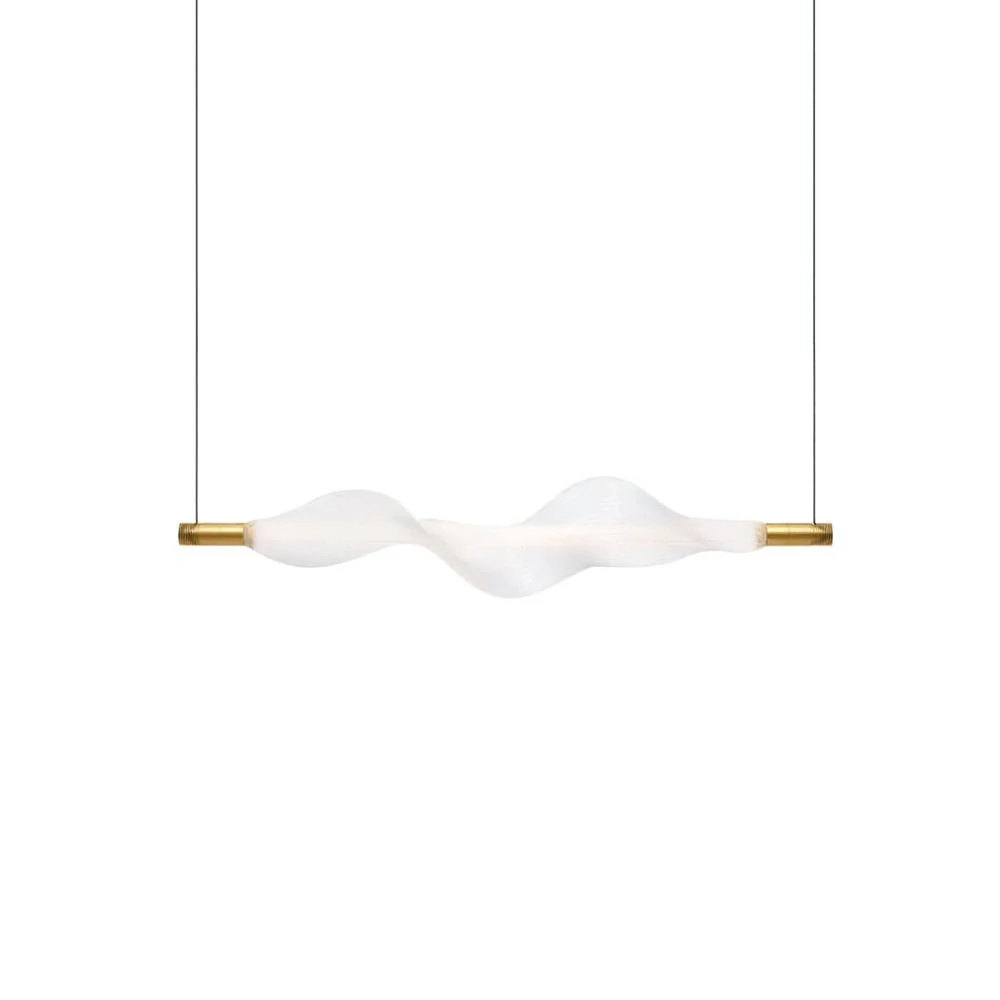 Edge Modern Unusual Fiber Pendant Light Shades Living Dining Room