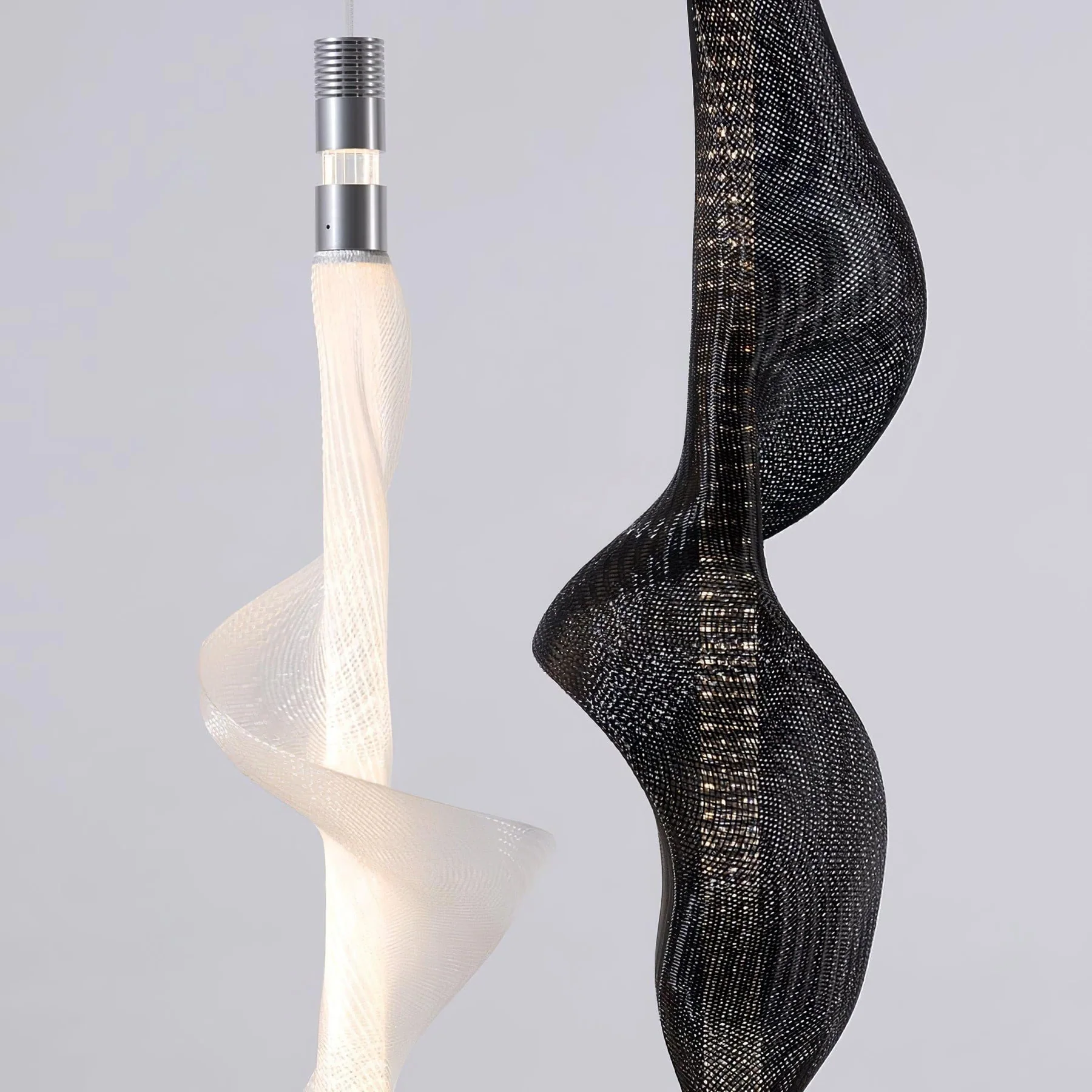 Edge Modern Unusual Fiber Pendant Light Shades Living Dining Room